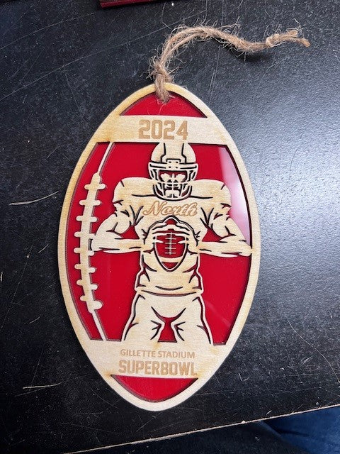 NORTH SUPERBOWL ORNAMENT