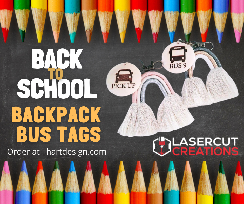 Key chain for back to school bus number or any occasion custom engraved