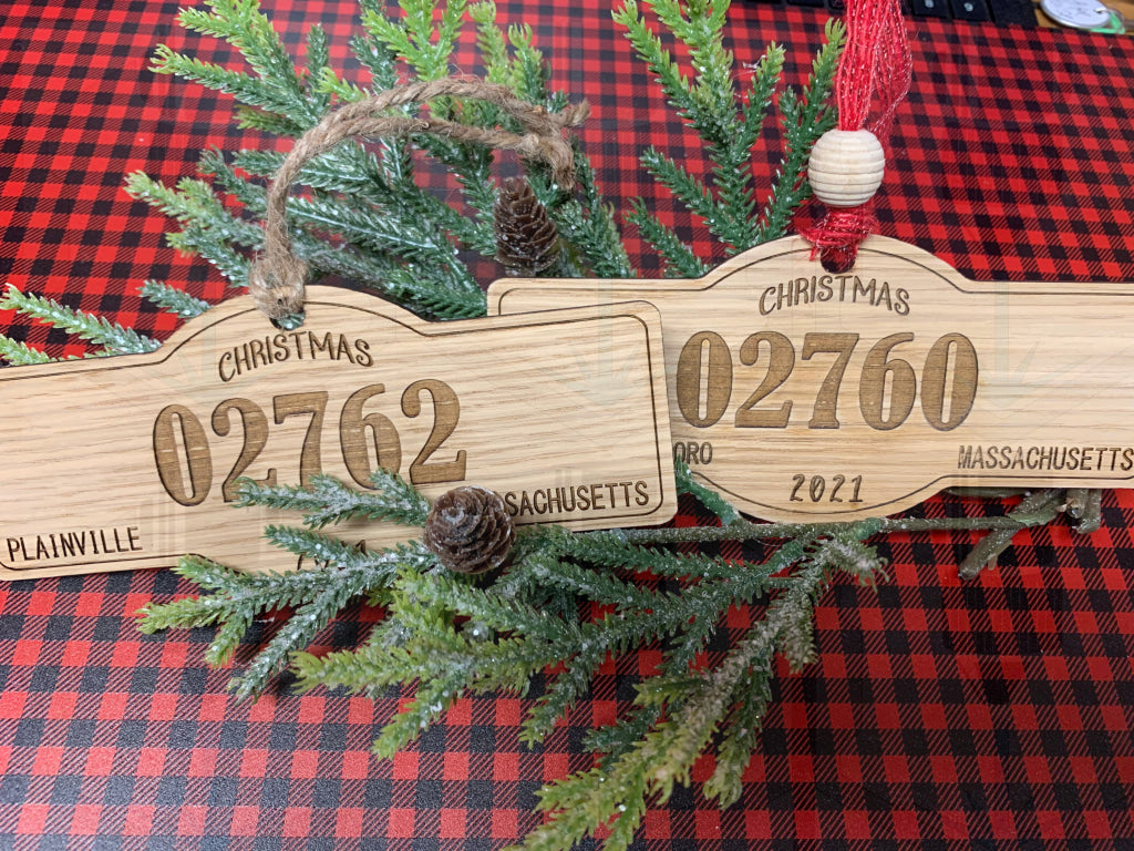 02760 Zip Code Ornament Or Decoration For Holidays Holiday Ornament