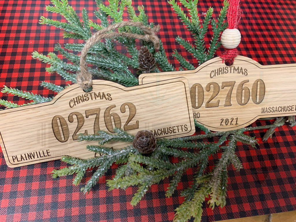 02760 Zip Code Ornament Or Decoration For Holidays Holiday Ornament