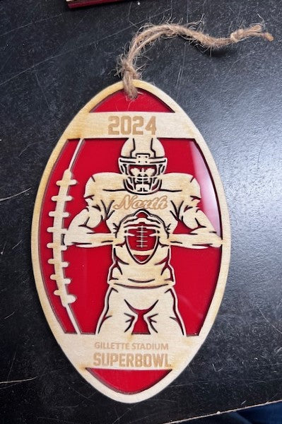 NORTH SUPERBOWL ORNAMENT