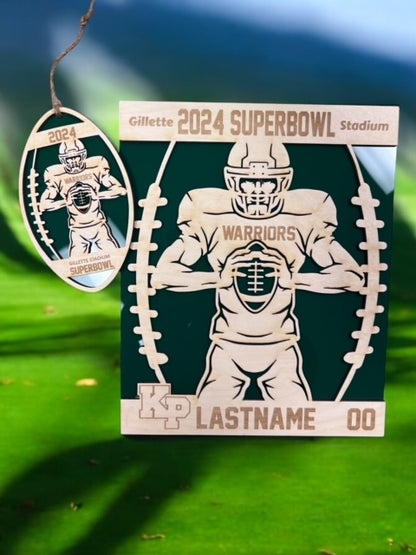 PERSONALIZED KING PHILIP SUPERBOWL PLAQUE (see note for info)