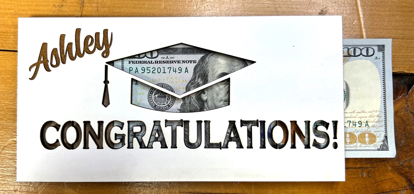 CONGRATULATIONS! GRAD GIFT Money Holder