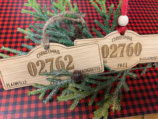 02762 Zip Code ORNAMENT or DECORATION for Holidays