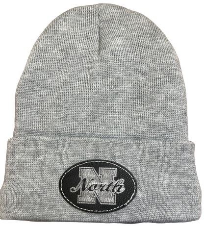 GREY BEANIE Jersey Lined with NORTH logo