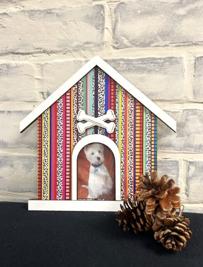 Dog House Photo Frame