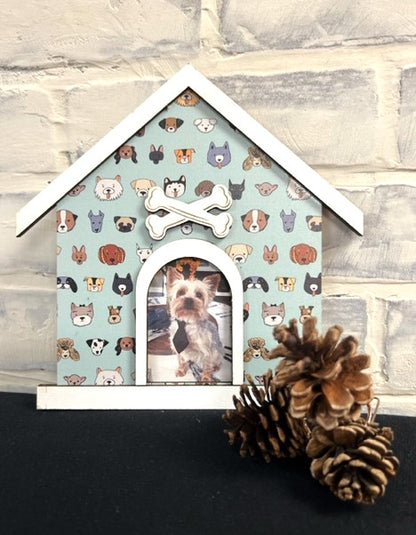 Dog House Photo Frame