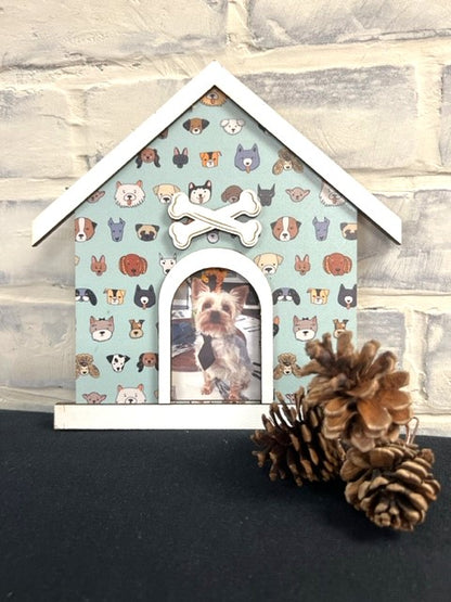 Dog House Photo Frame