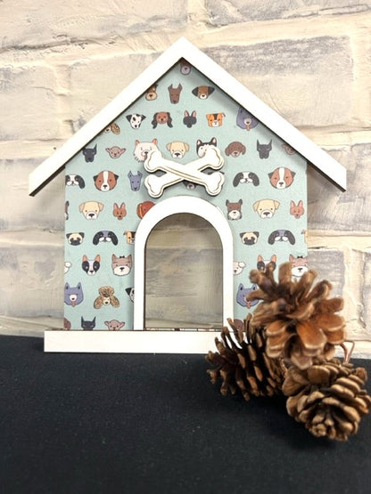 Dog House Photo Frame