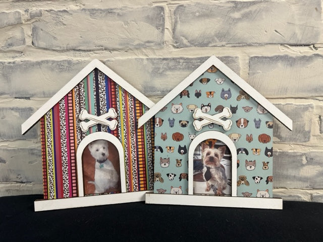 Dog House Photo Frame