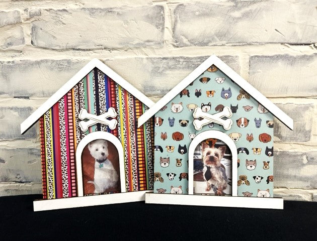 Dog House Photo Frame