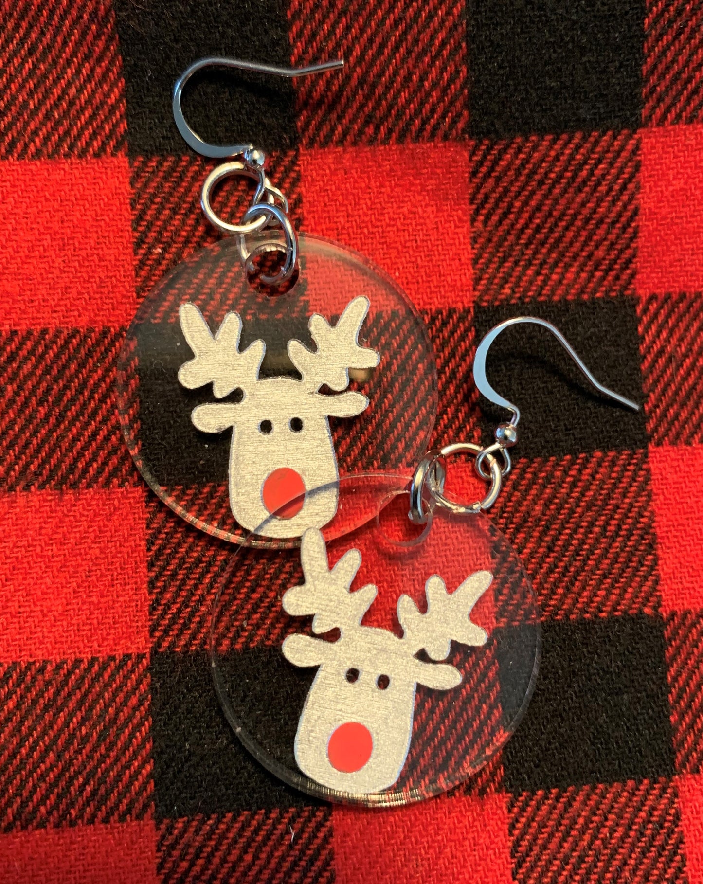 Acrylic Holiday Earrings