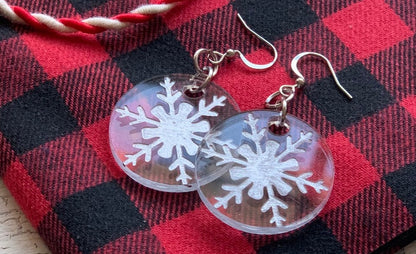 Acrylic Holiday Earrings