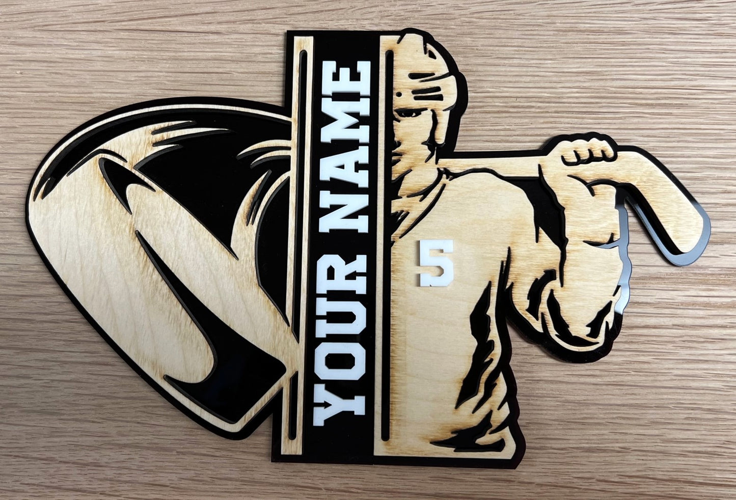 CUSTOM HOCKEY PLAQUE 3