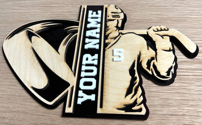 CUSTOM HOCKEY PLAQUE 3